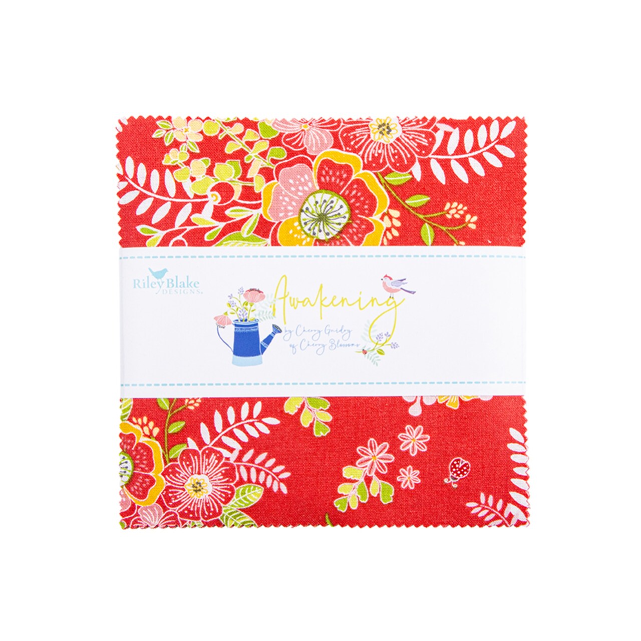 Awakening 5" Square Pack (Charm Pack / 5" Stacker) by Cherry Guidry for Riley Blake (5-17100-42)
